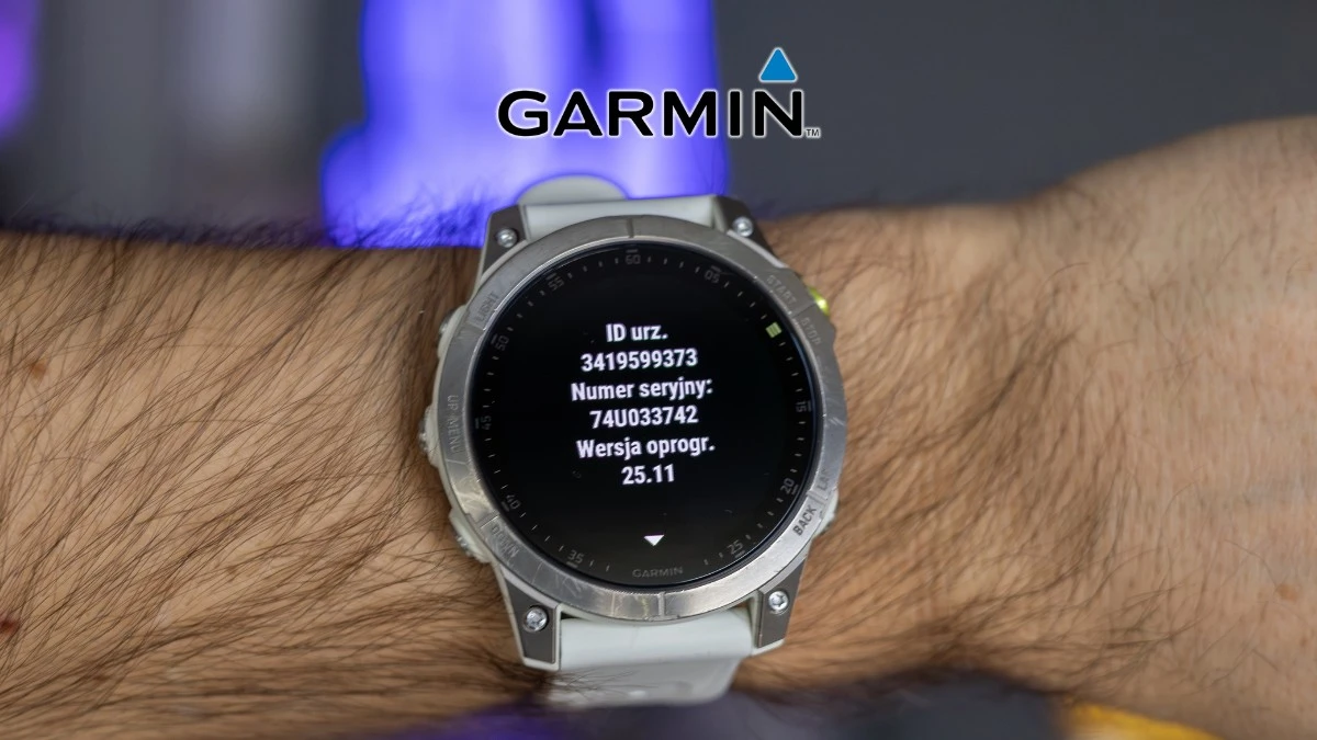 Aktualizacja Garmin 25.11 już dostępna. Eliminuje problem z pomiarem tętna smartwatchy Garmin