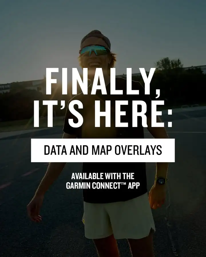 Garmin nakładki danych aktywności
