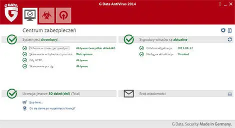 Przedpremierowa recenzja G Data AntiVirus 2014