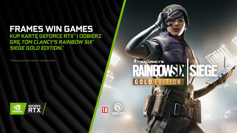 Tom Clancy’s Rainbow Six Siege za darmo z grafikami GeForce i komputerami