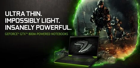GeForce 800M zadba nie tylko o wydajność, ale także baterię twojego notebooka