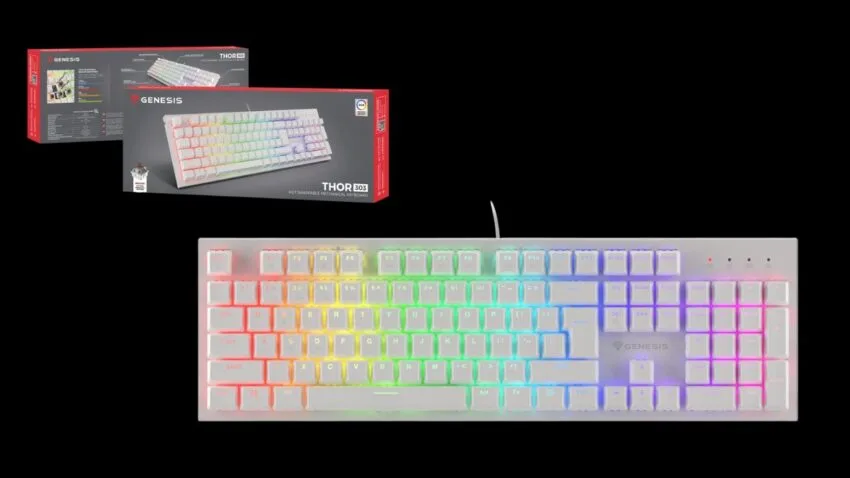 Genesis Thor 303 RGB to tania klawiatura mechaniczna z wymiennymi przełącznikami