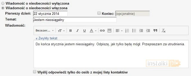gmail autoodpowiedz 3