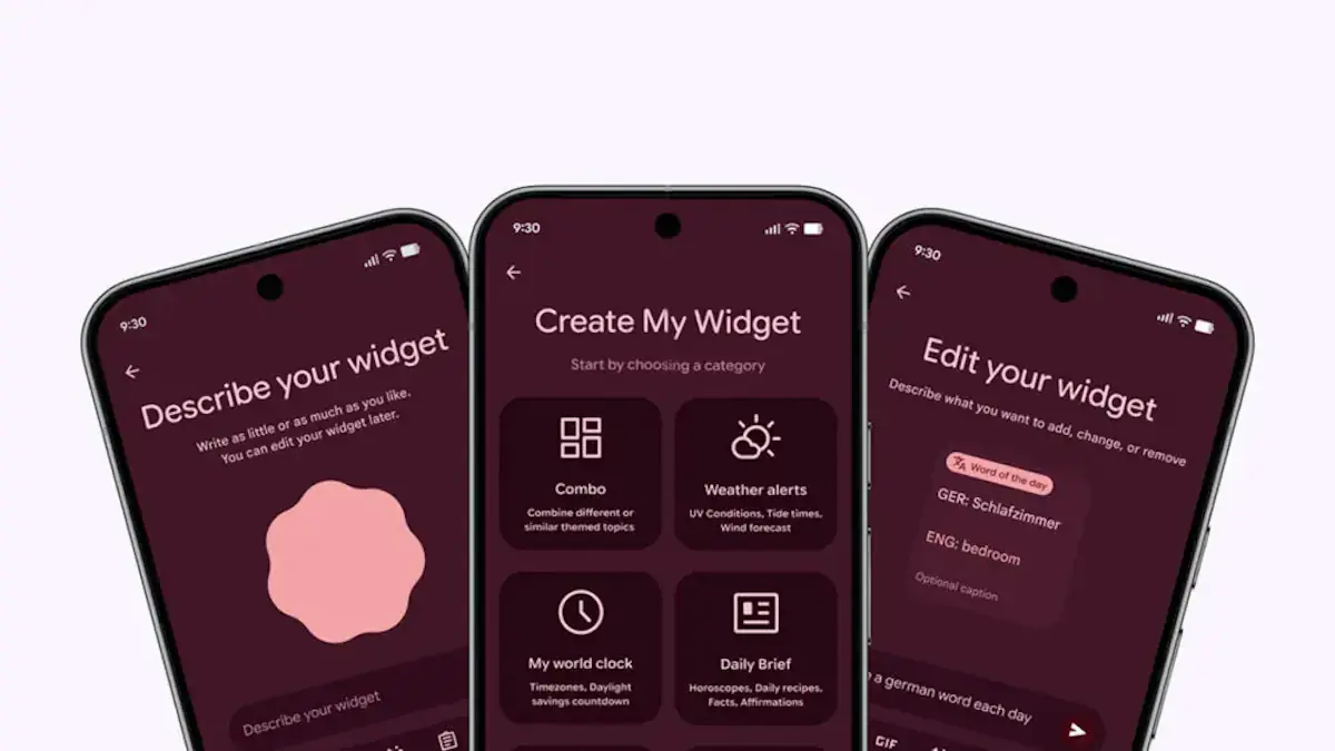 Android stworzy widżet na życzenie. Wystarczy go opisać