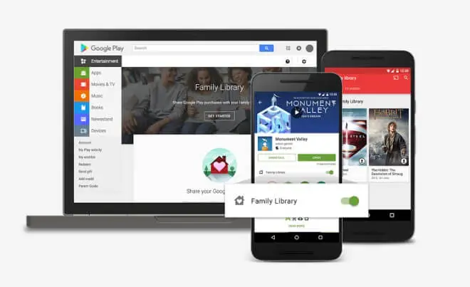 Usługa Biblioteka Rodzinna Google Play już w Polsce!