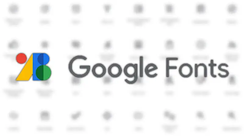 Google Fonts z biblioteką tysięcy darmowych ikon