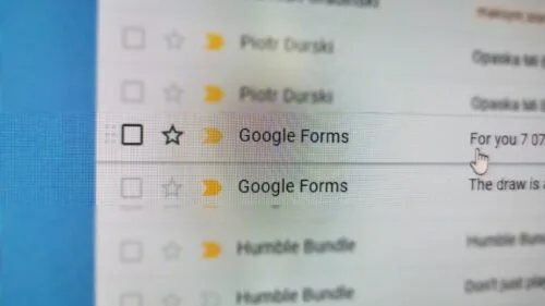 Mail od Google Forms? To scam, oszustwo
