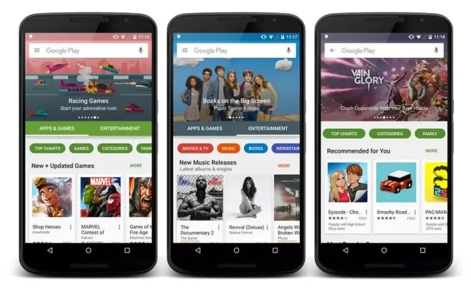 Google Play już niedługo z nowym wyglądem?