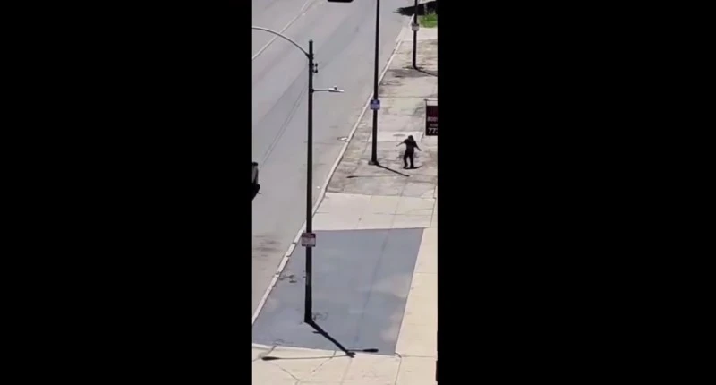 Wandal niszczył samochody. Jeden z kierowców zareagował jak w GTA (wideo)