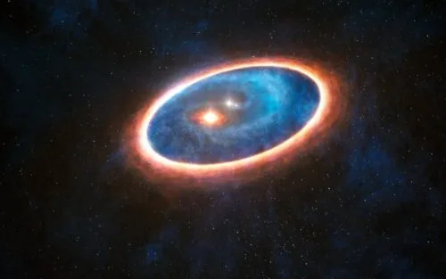 Wokół tej gwiazdy podwójnej powstają aż trzy układy planetarne
