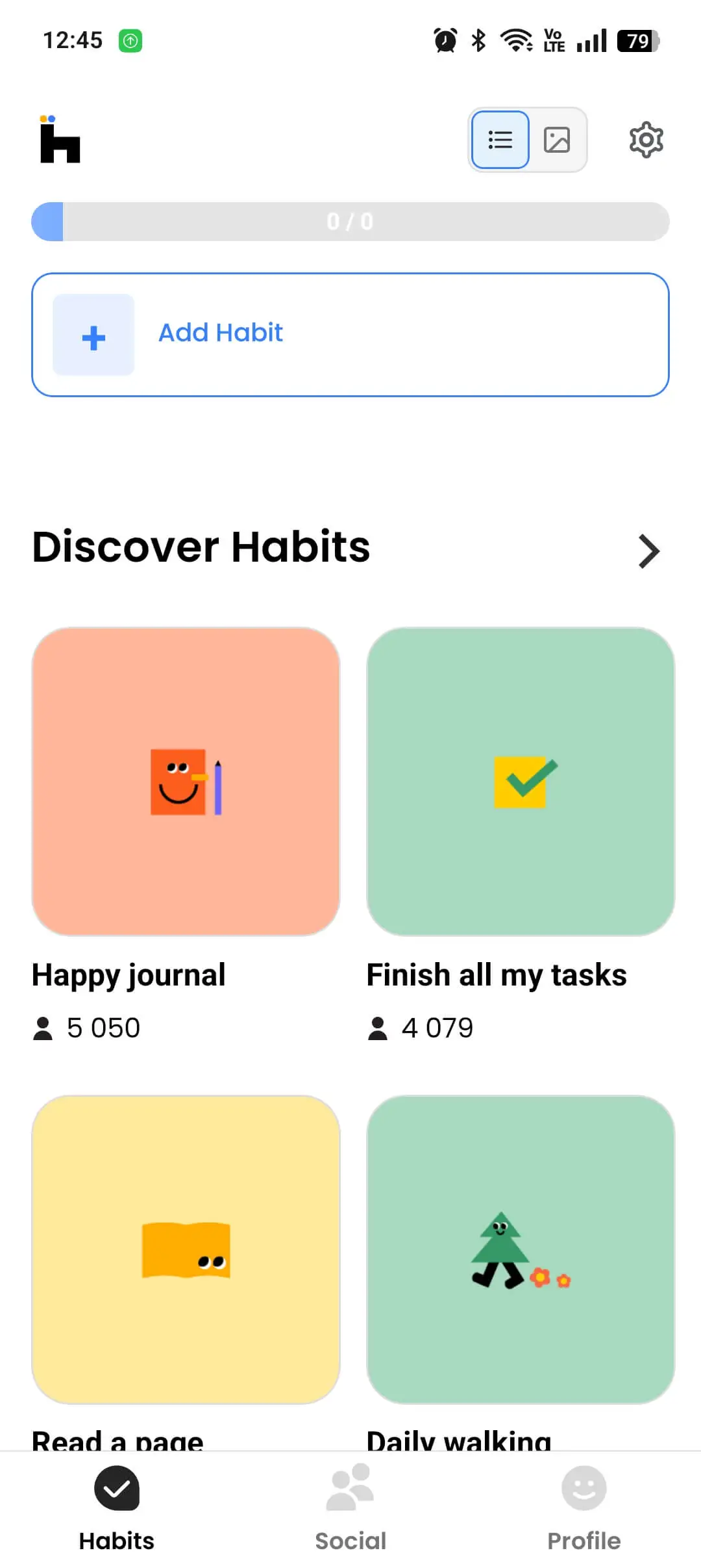 Habit Project