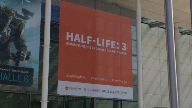 Na Gamescomie pojawiła się reklama Half-Life 3. Ktoś żartuje sobie z graczy