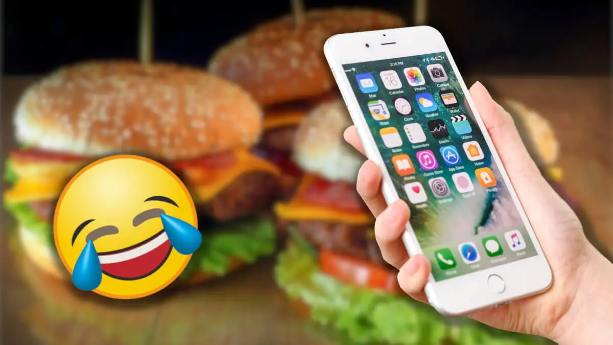 Lepiej używaj blokady telefonu. Dwulatek zamówił iPhonem matki górę hamburgerów