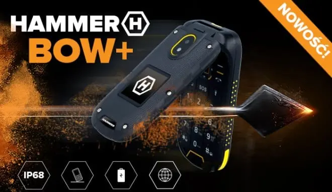 Hammer Bow+ trafił do sprzedaży. To pancerny telefon z klapką