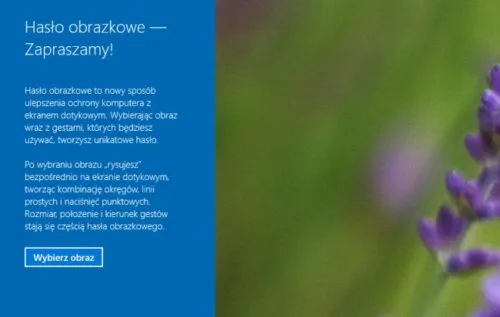 Jak ustawić hasło obrazkowe w Windows 10?
