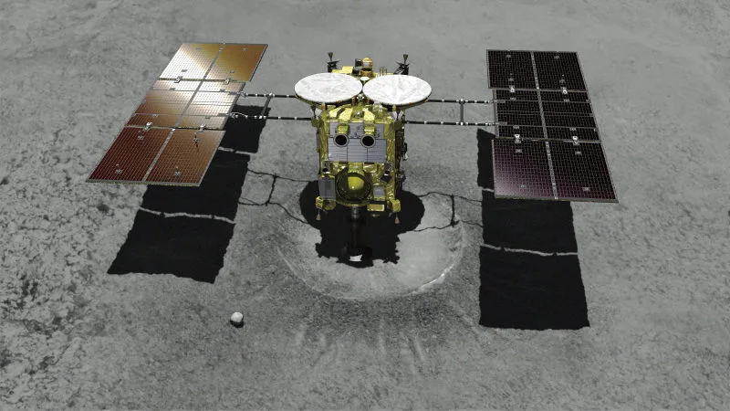 Japońska sonda Hayabusa-2 wylądowała na asteroidzie i zaczęła zbierać próbki