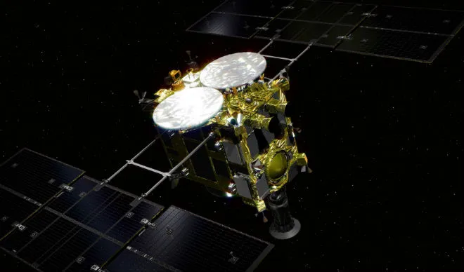 Japończycy pokazali film z drugiego lądowania sondy Hayabusa 2 na asteroidzie