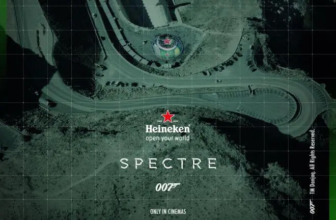 Heineken z ciekawą akcją promocyjną filmu „Spectre”