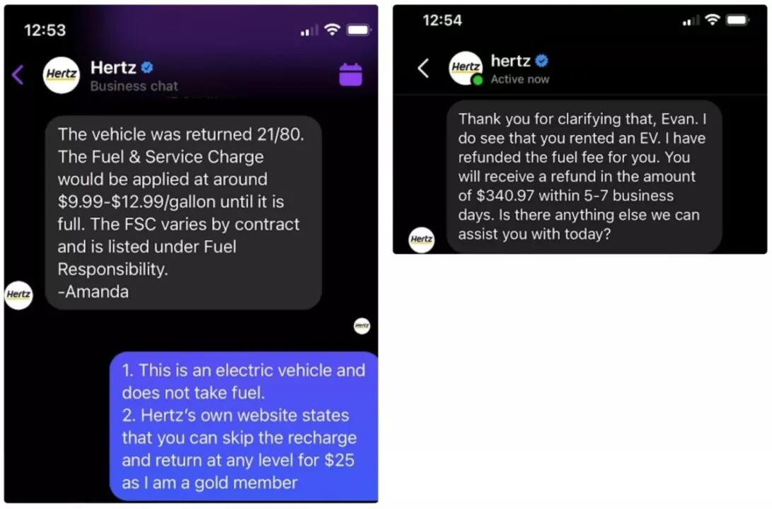 hertz kara za niezatankowanie auta opłata