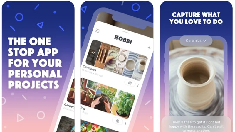 Facebook z aplikacją Hobbi. Do złudzenia przypomina ona Pinterest