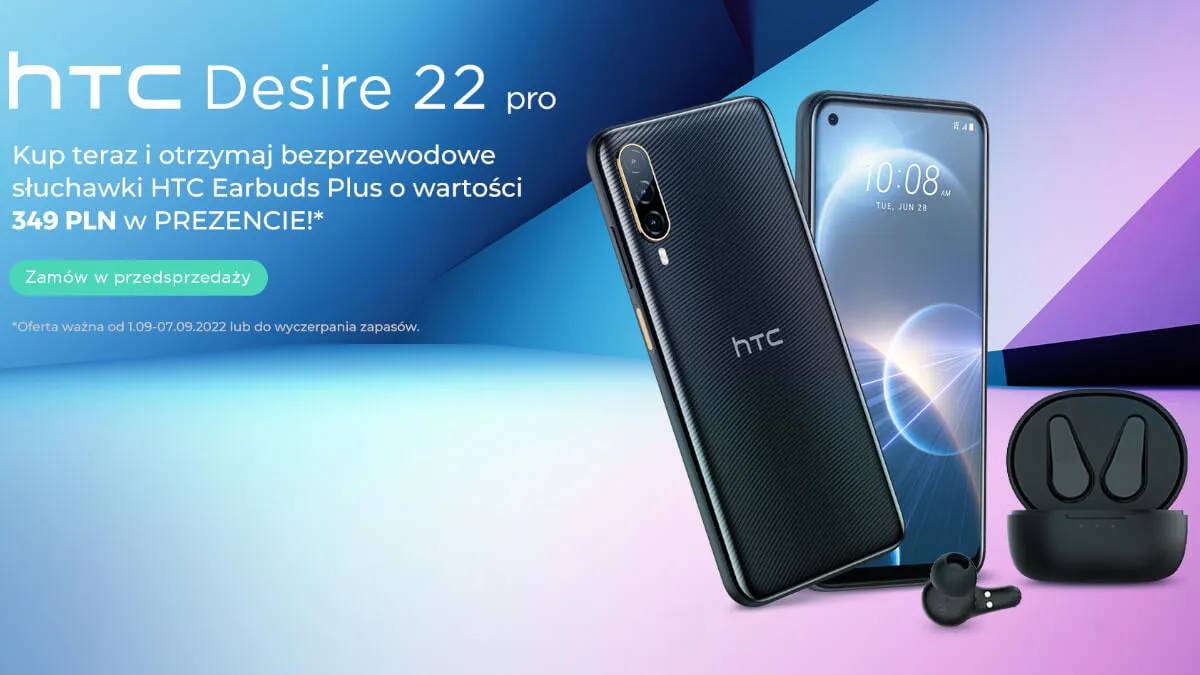 HTC Desire 22 pro już w przedsprzedaży. Smartfon zaprojektowany z myślą o VR i XR