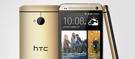 Flagowy smartfon od HTC w kolorze złotym