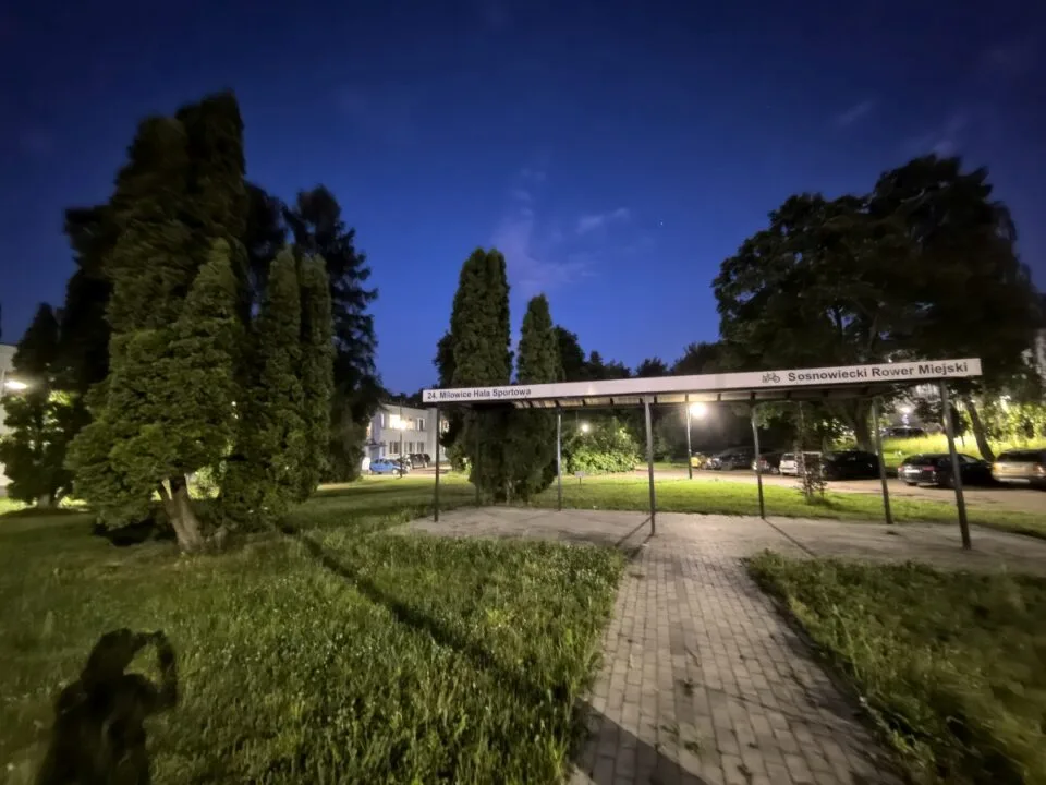 Tryb nocny, aparat ultraszerokokątny