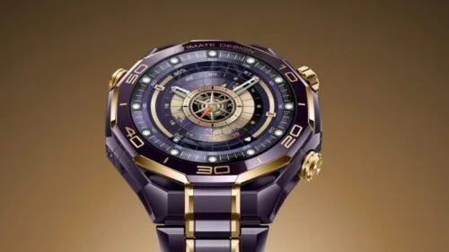 huawei watch ultimate design royal gold