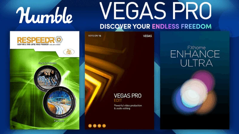 Humble Bundle Vegas Pro i Sound Forge. Paczka do edycji wideo i audio za bezcen