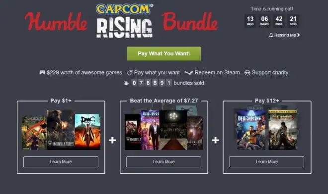 Humble Capcom Rising Bundle – świetna paczka gier za niewielkie pieniądze