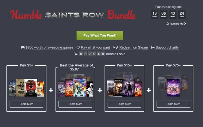 Humble Saints Row Bundle – kolejna świetna paczka gier za grosze
