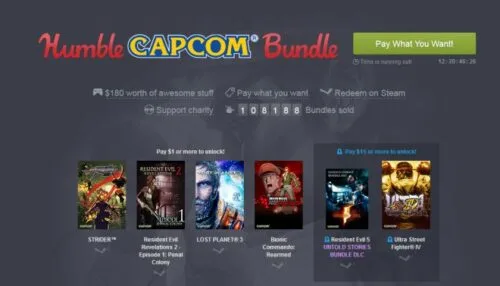 Humble Capcom Bundle – kolejny atrakcyjny pakiet gier w niskich cenach
