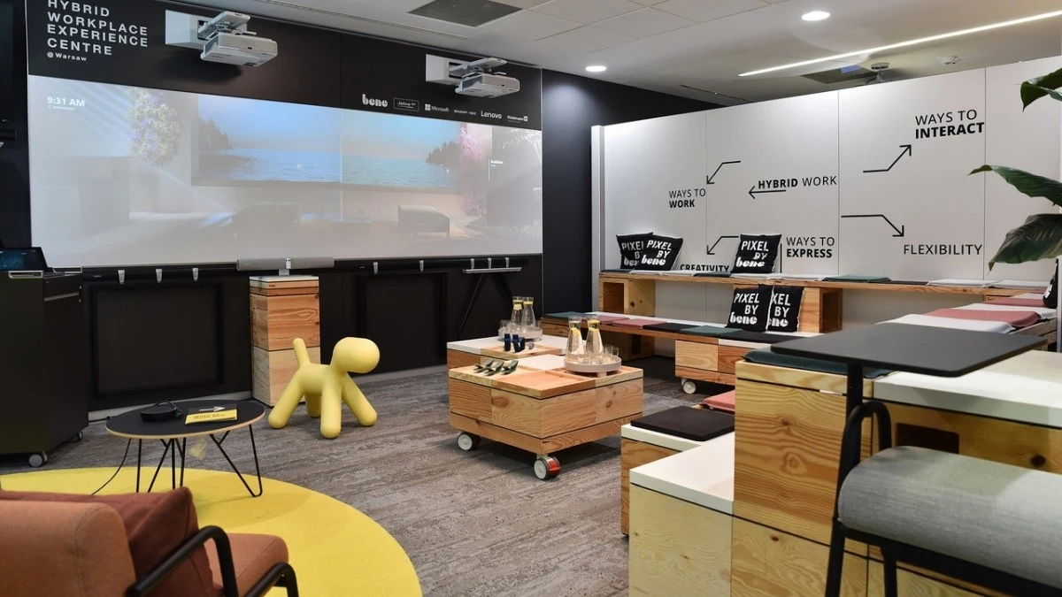 W Warszawie postało Hybrid Workplace Experience Centre. Stanowi wzorzec dla pracodawców