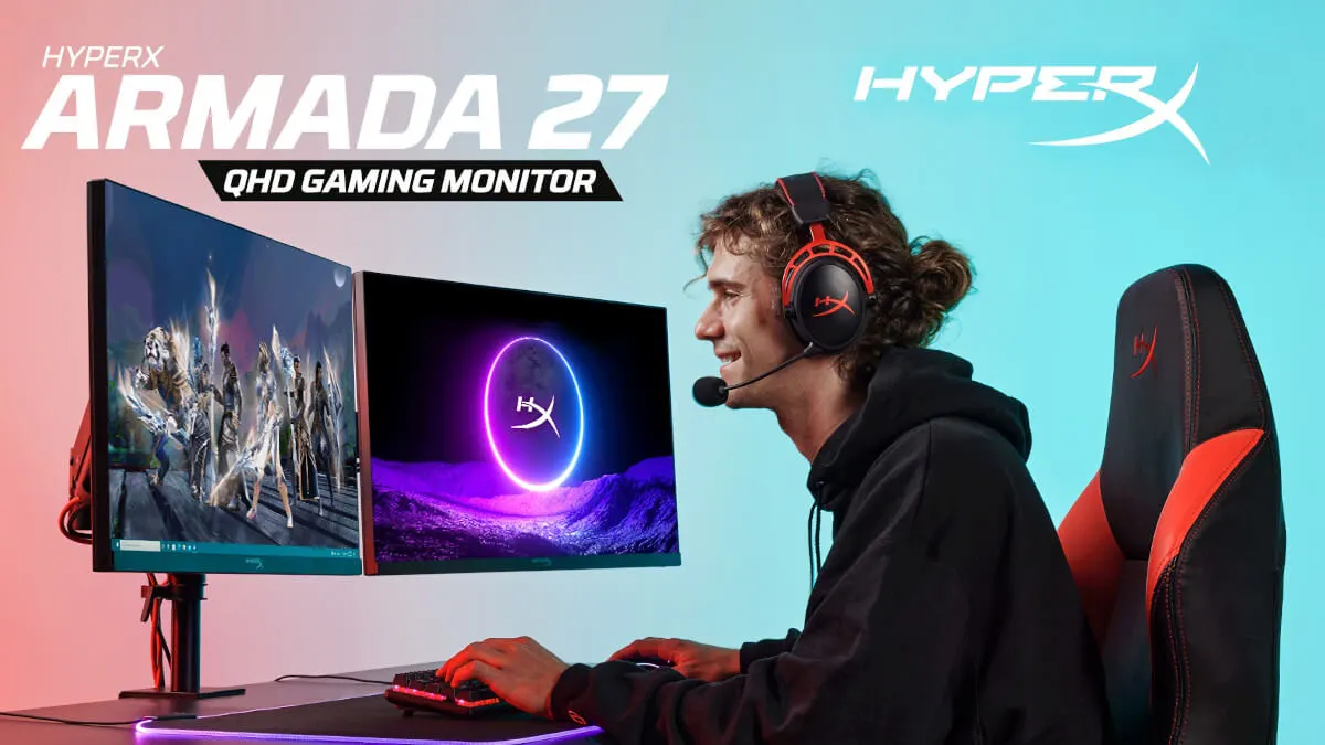 HyperX zapowiada wejście na rynek monitorów gamingowych z serią Armada