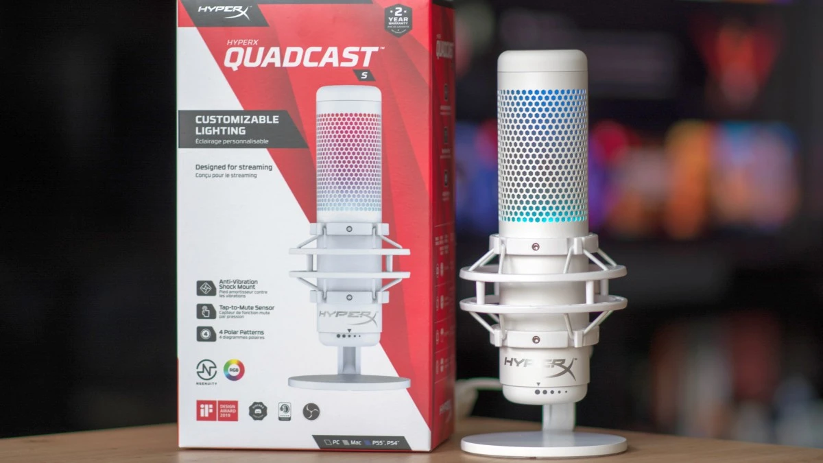 HyperX Quadcast S – recenzja. Nowa wersja, wciąż świetny mikrofon