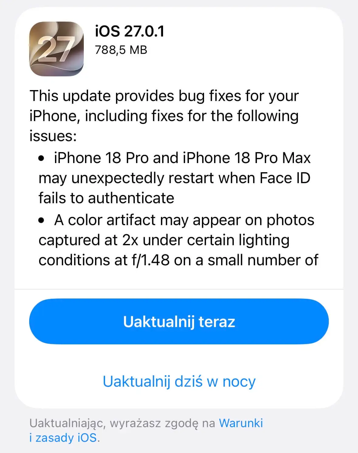 Zaktualizuj swojego iPhone’a. Apple naprawiło krytyczny błąd