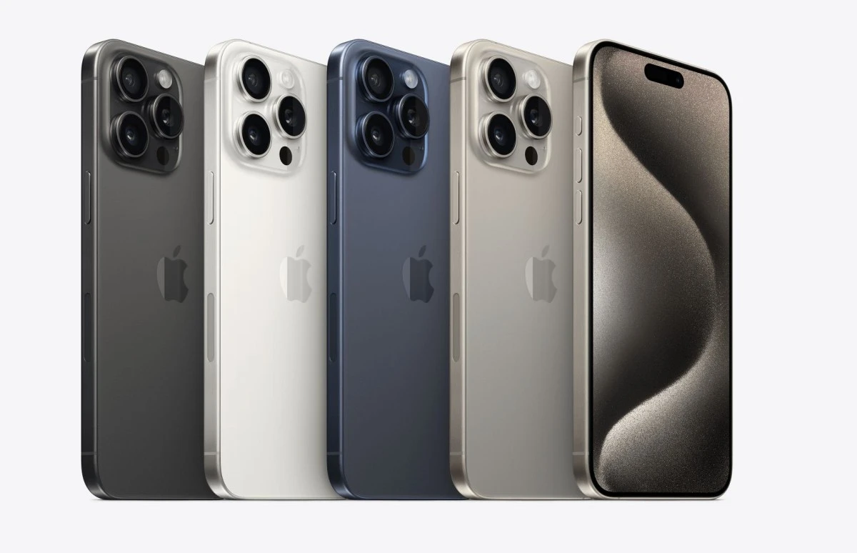 kolory iPhone 15 Pro