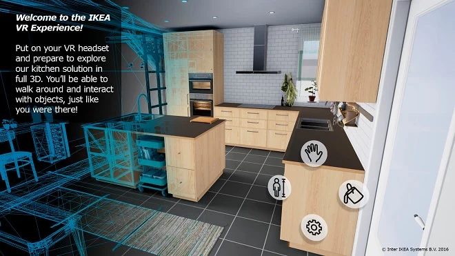 Ikea stworzyła aplikację dla gogli wirtualnej rzeczywistości