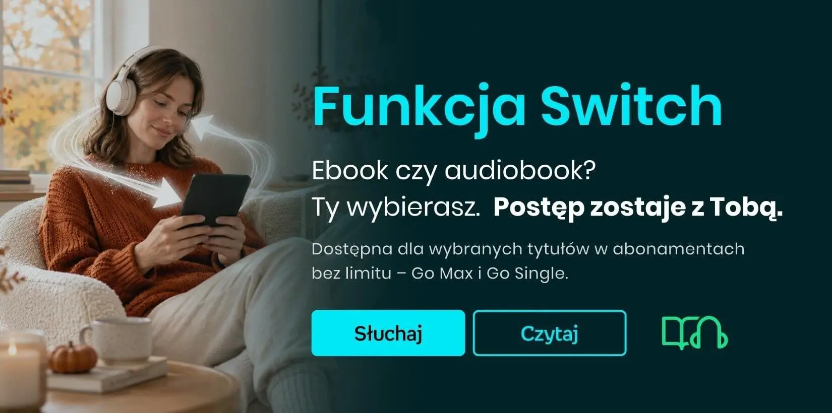 Ebook czy audiobook? Empik Go z funkcją ułatwiającą ten wybór