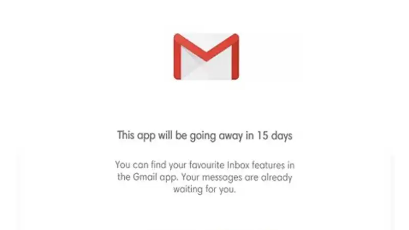 Inbox zostanie wyłączone w tym samym momencie co Google+