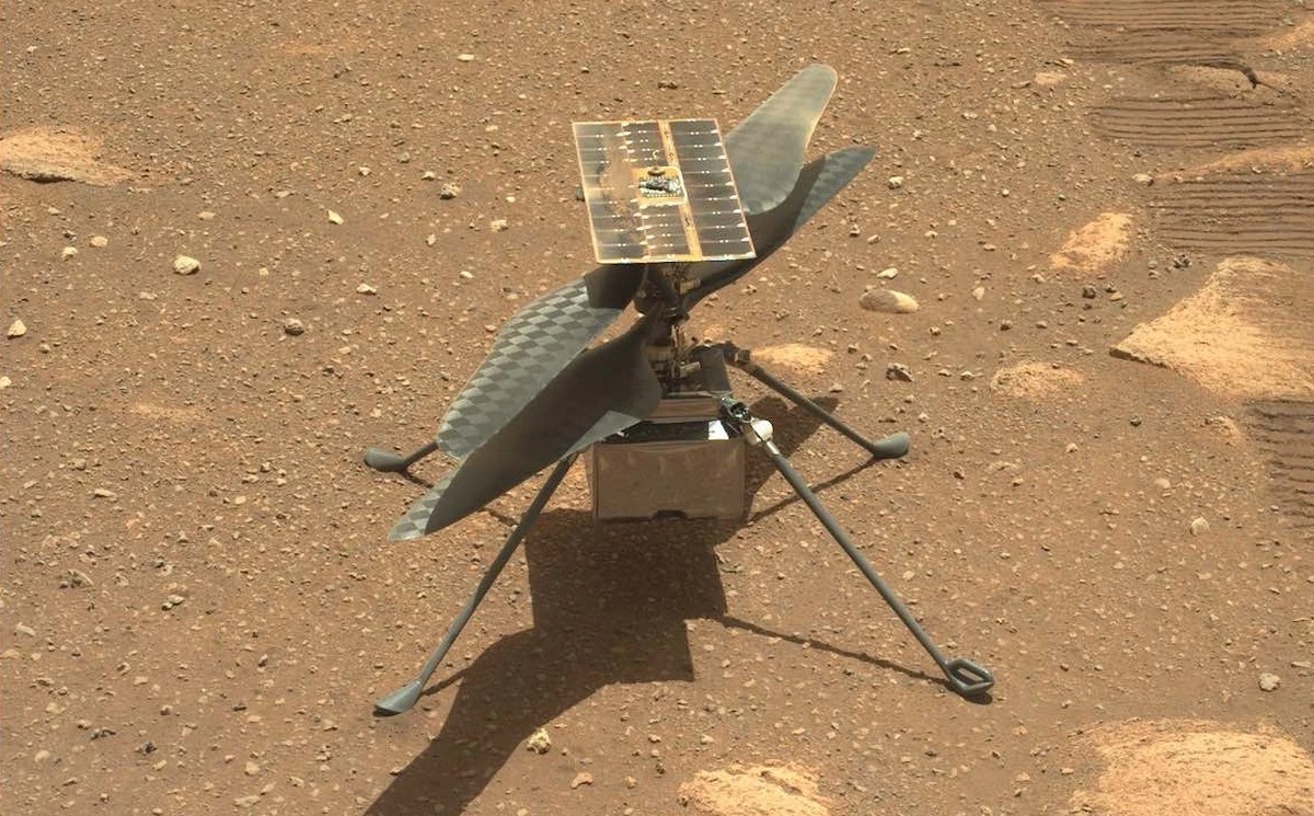 Helikopter Ingenuity miał odbyć na Marsie 5 lotów. Zobacz nagranie z lotu numer 25