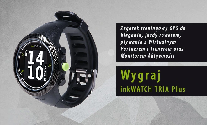 Konkurs! Zgarnij zegarek treningowy inkWATCH TRIA Plus
