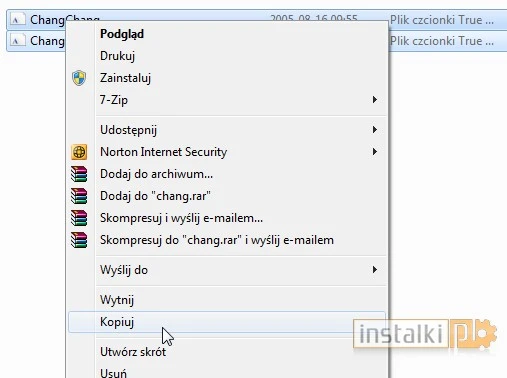 instalacja czcionek 3