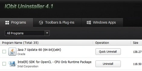 IObit Uninstaller 4.1 – nowa wersja programu do usuwania plików