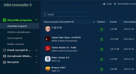 IObit Uninstaller 5 – nowa wersja narzędzia do deinstalacji programów