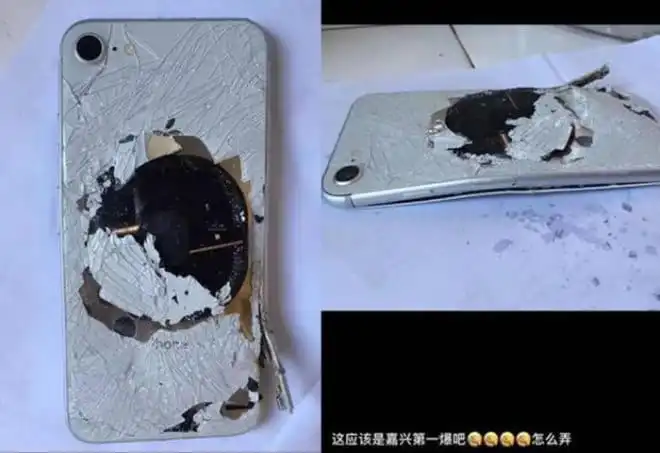 iPhone 8 eksplodował na nocnym biurku podczas ładowania