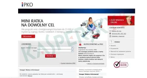 Atak phishingowy na użytkowników serwisu iPKO