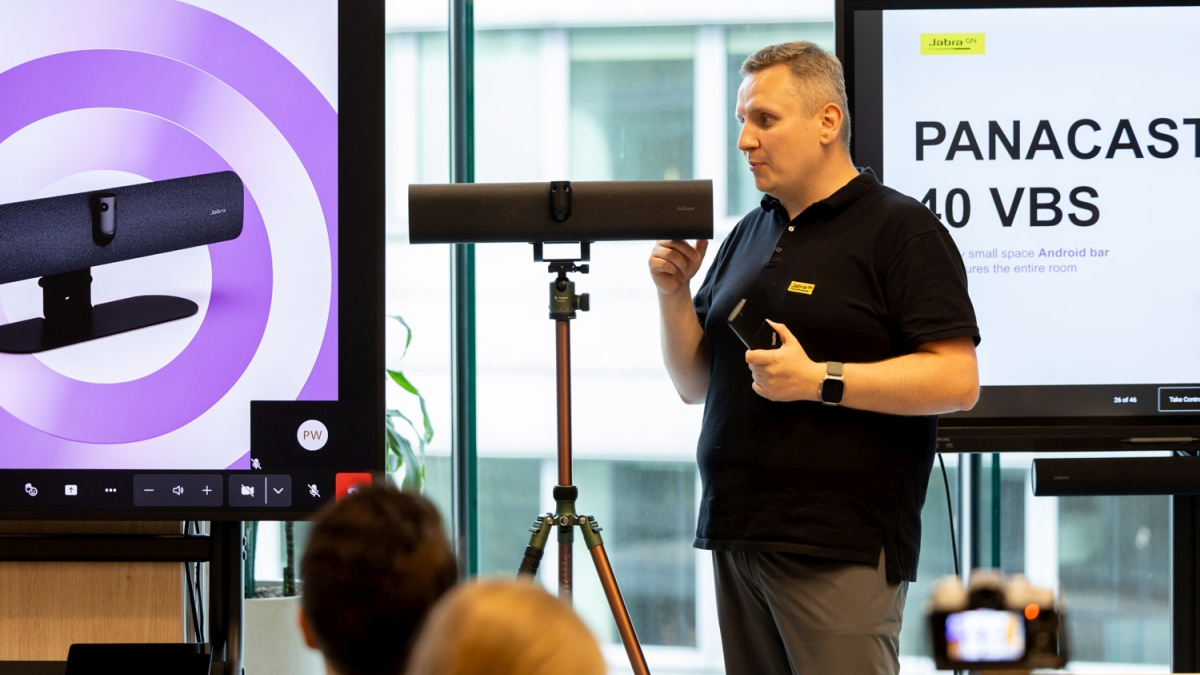 PanaCast 40 VBS i nowy showroom w Warszawie. Jabra odpowiada na potrzeby firm