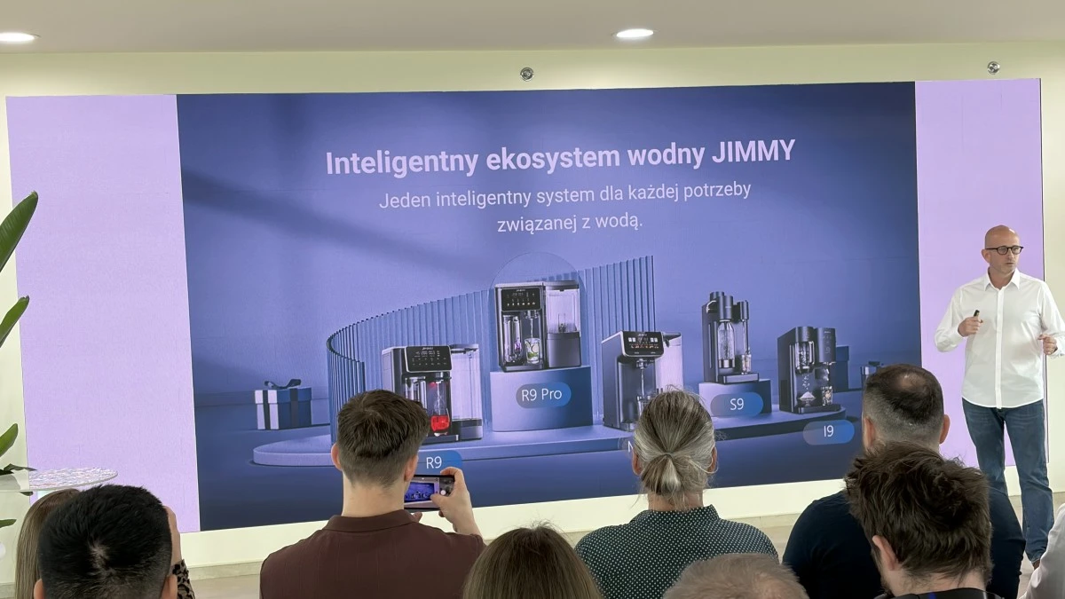 Koniec z noszeniem zgrzewek. JIMMY pokazał sprzęt, który zastępuje filtr, czajnik i saturator