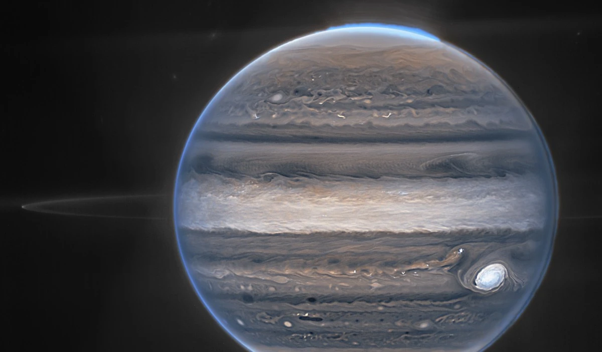 Jowisz na zdjęciach z Teleskopu Jamesa Webba. Wygląda niesamowicie